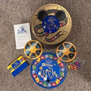 The Wonderful World of Disney Trivia Game, #41178, 1997, Complete, like New